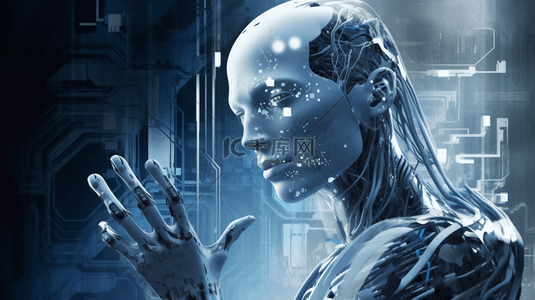 未来科技科幻机械人工智能机器人