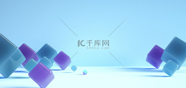 玻璃c4d玻璃质感背景