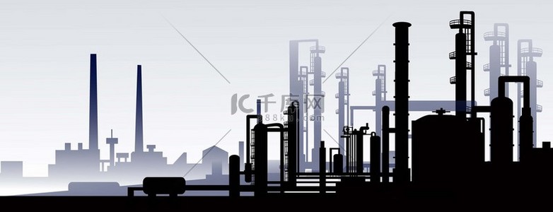 picture背景图片_Oil and Gas refinery