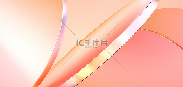 金粉圆形金属玻璃c4d背景