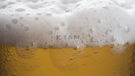 酒背景图片_夏日啤酒酒花气泡背景