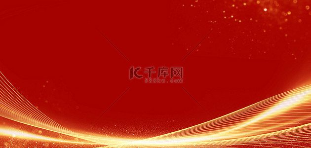 商业风海报背景图片_简约大气科技线条红色商务风背景板