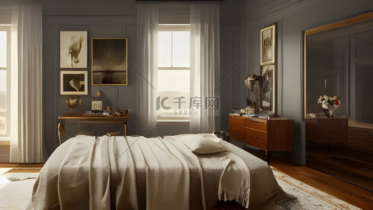 优雅背景图片_欧式房间卧室宫廷风优雅室内设计