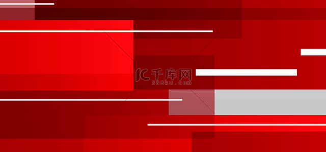 室内背景图片_几何长方形线条叠加红色商务背景