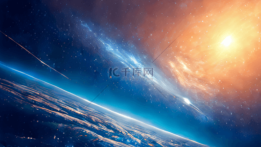 银河星空星云背景图片_璀璨的星云银河系