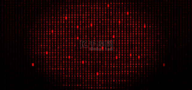 安全背景图片_数据代码红色抽象背景