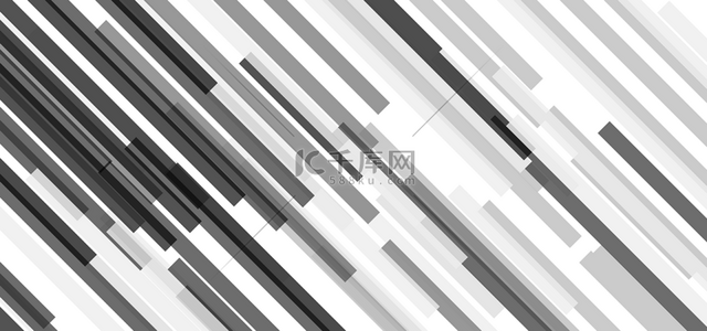黑白复古背景背景图片_现代几何抽象线条速度感黑白商务白色背景