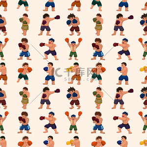 sport背景图片_seamless boxer pattern