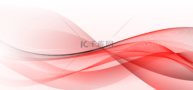 彩色背景插画背景图片_曲线抽象明亮现代动态线灰色红色商务背景