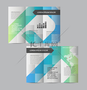 灰色背景背景图片_抽象业务宣传册设计