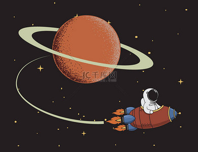 宇宙背景图片_太空人回来后特派团到土星