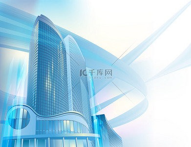 其他建筑背景图片_现代城市建筑与商业背景