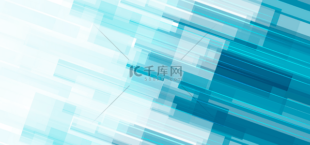 商务背景背景图片_蓝色条纹色块光效几何艺术白色抽象商务背景