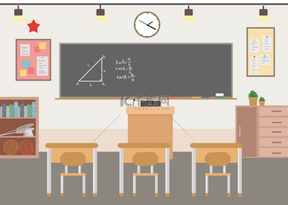 马克思主义学院背景图片_校园课堂教室背景