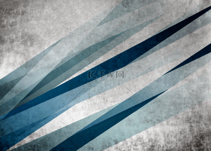 垃圾纹理蓝灰色线条几何抽象背景