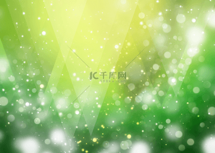 雪背景图片_抽象闪光绿色光效背景