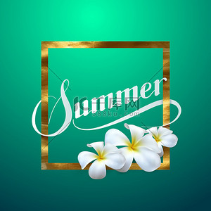 Summer retro label