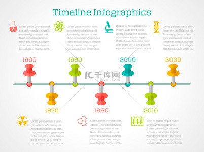 时间元素背景图片_时间轴 infigraphic 化学