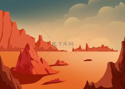 森林背景图片_日落夕阳背景