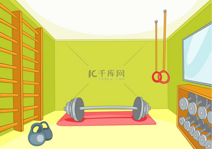 sport背景图片_Gym Room