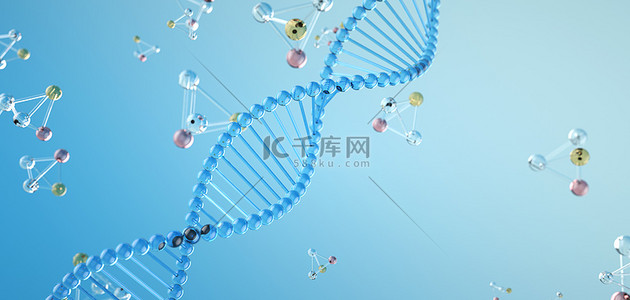 医疗DNA结构背景