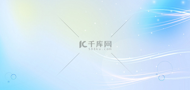 疫情防控漫画背景图片_疫情卫生浅蓝弥散光banner背景