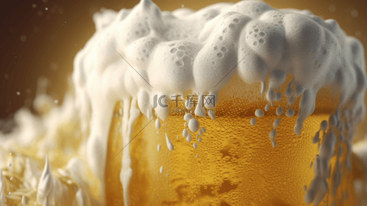 扎啤背景图片_夏季清凉啤酒创意