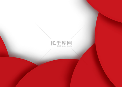 国家庆典背景图片_红色商务背景剪纸风格几何图形背景