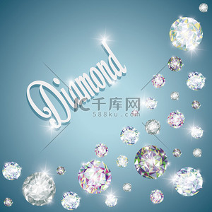 design背景图片_Diamond icon. Elegant concept. Gem design