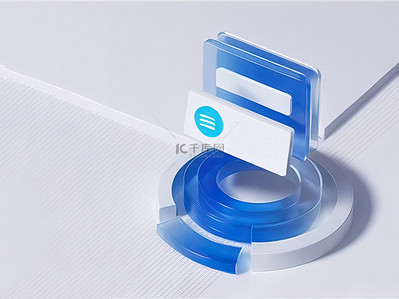 3d图标背景图片_3D图标商务B端毛玻璃