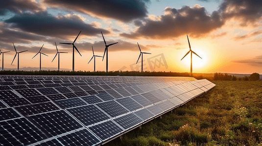 太阳能光伏板新能源清洁能源发电电力工程17
