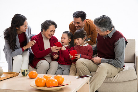 幸福家庭过新年