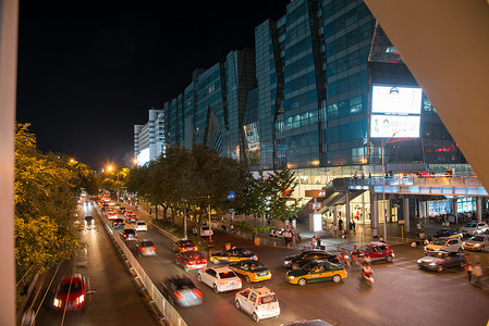 北京西单商业街