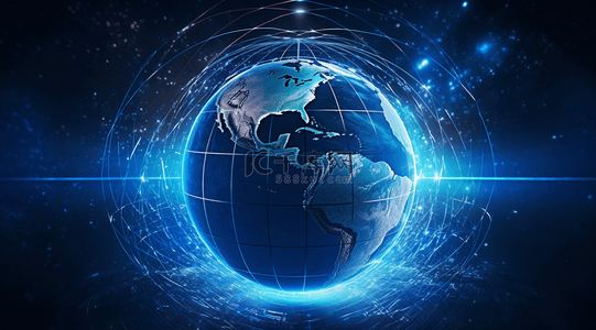全球科技背景图片_科技背景地球全球化