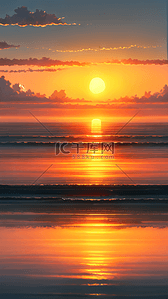 大海背景图片_轮船大海朝阳日出日落海面风景