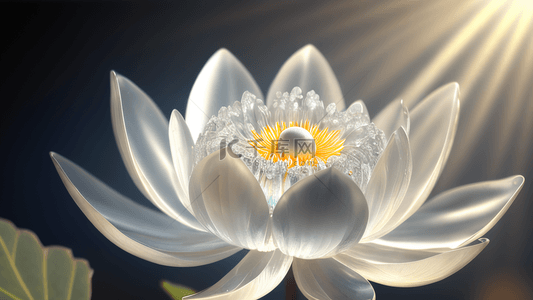 光背景图片_阳光下晶莹剔透的银莲花