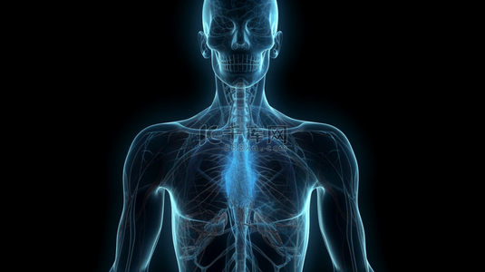 人体医疗背景图片_医学医疗人体断层扫描成像