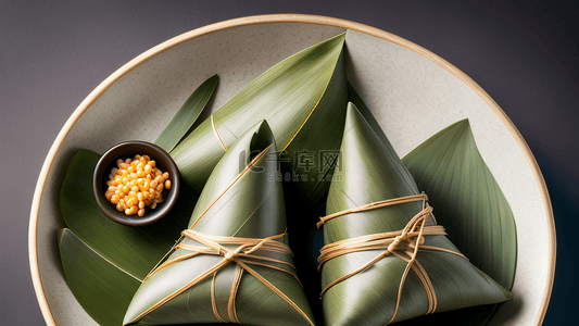 粽子粽叶端午节传统