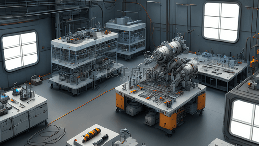 工业背景图片_高科技工业实验室科技机械风格