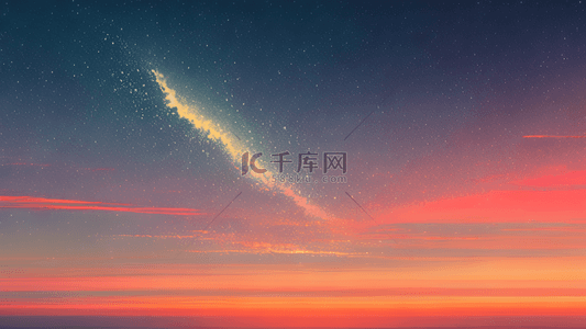 海边背景图片_星空海边晚霞落日