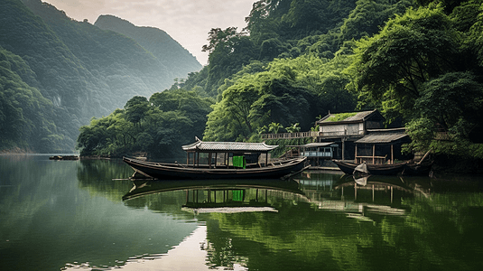 乡村田园 农村生活自然风景山水