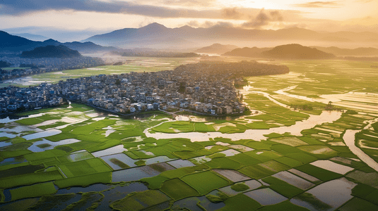 乡村摄影照片_乡村田园 农村生活