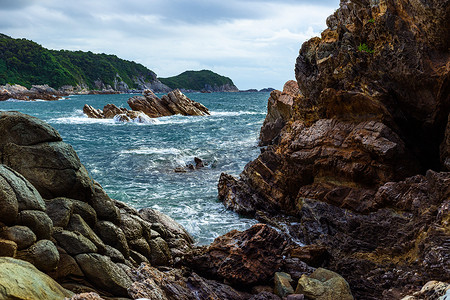 五一幕布摄影照片_让人震撼的一幕海边风景