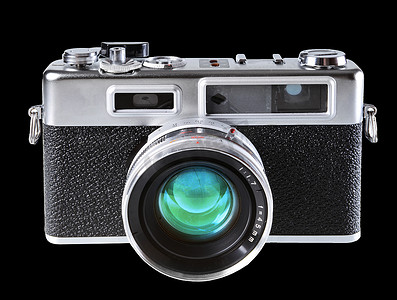 收藏价值摄影照片_老式胶卷测距相机