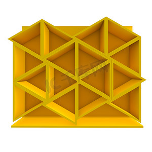 黄色三角架