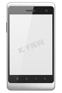 简体中文标题白色背景上的美观智能手机通用移动智能手机