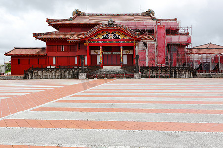 日本冲绳首里城