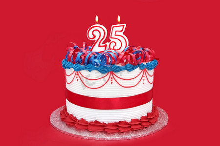 二十五庆典蛋糕