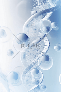 医疗科技背景图片_生物医疗科技基因背景