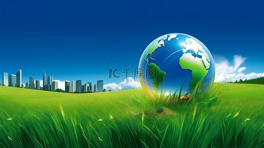 蓝色科技星球唯美背景图片_星球地球商务未来科技主题背景图片